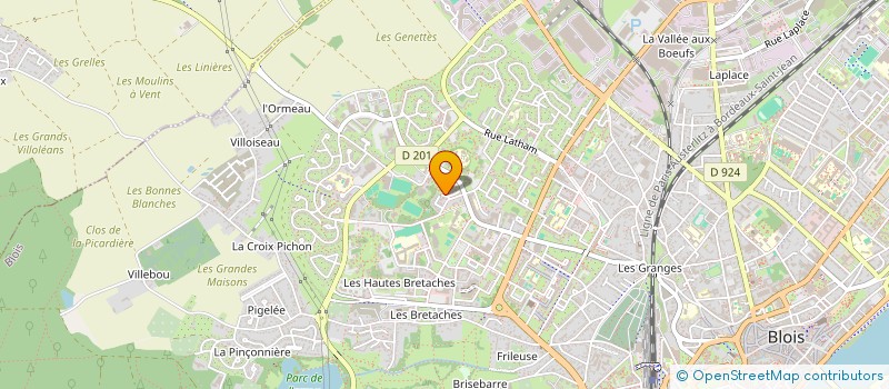 localisation de l'entreprise MONSIEUR RAHMATULLAH SHINWARI  BLOIS