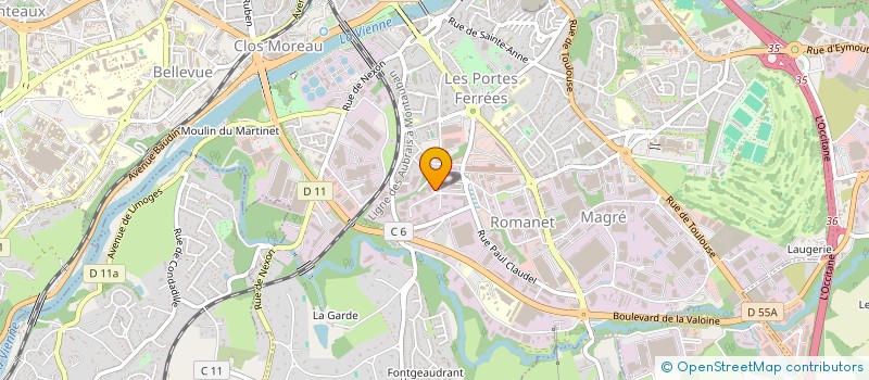 localisation de l'entreprise MONSIEUR RAHMATULLAH STANIKZAI à LIMOGES