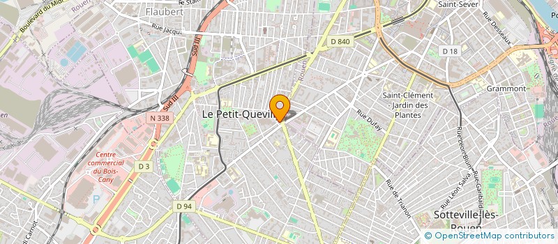 localisation de l'entreprise MONSIEUR RAHMATULLAH YAQUBI  LE PETIT-QUEVILLY