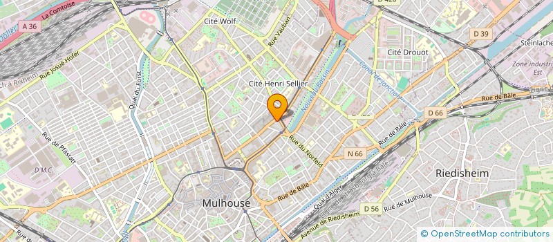 localisation de l'entreprise MONSIEUR RAHMIALLAH FAQIRI  MULHOUSE