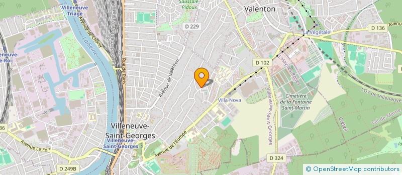 localisation de l'entreprise MONSIEUR RAHYAN LAMBERT à VILLENEUVE-SAINT-GEORGES