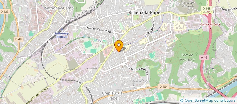 localisation de l'entreprise MONSIEUR RAHYAN MAJDOUB  RILLIEUX-LA-PAPE