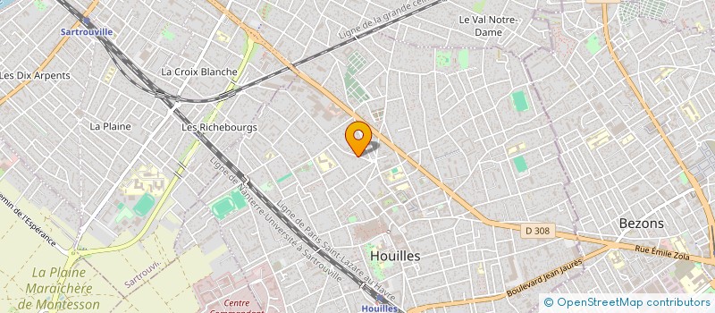 localisation de l'entreprise MONSIEUR RAIANE LOUISON à HOUILLES