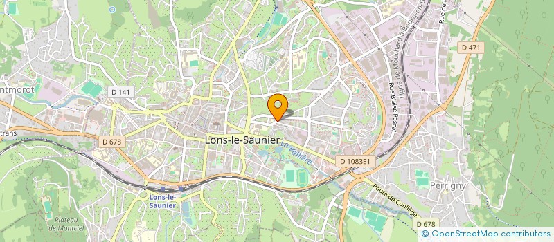 localisation de l'entreprise MONSIEUR RAIDA FALLOUSSI  LONS-LE-SAUNIER