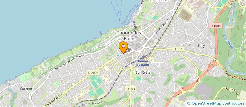 localisation de l'entreprise MONSIEUR RAIF BOUSTANY à THONON-LES-BAINS