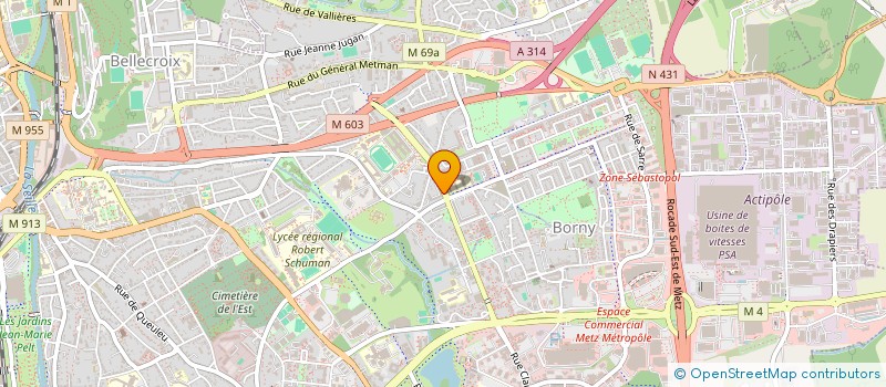 localisation de l'entreprise MONSIEUR RAIHANCHAH MOMAND  METZ