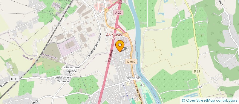 localisation de l'entreprise MONSIEUR RAIHANE AHROUCH  BRESSOLS