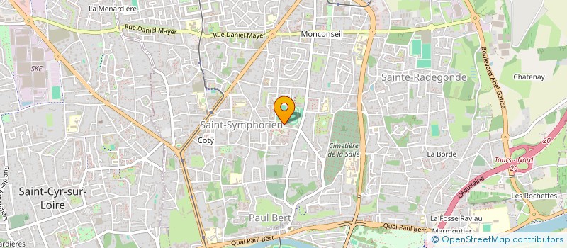 localisation de l'entreprise MONSIEUR RAILEY TASTET  TOURS