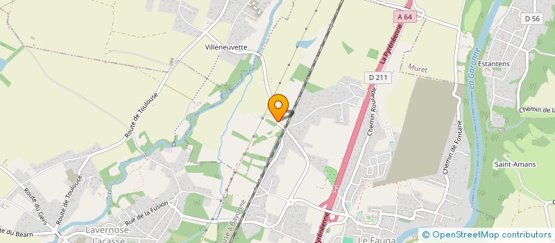 localisation de l'entreprise MONSIEUR RAILLEY AUBERT  LE FAUGA