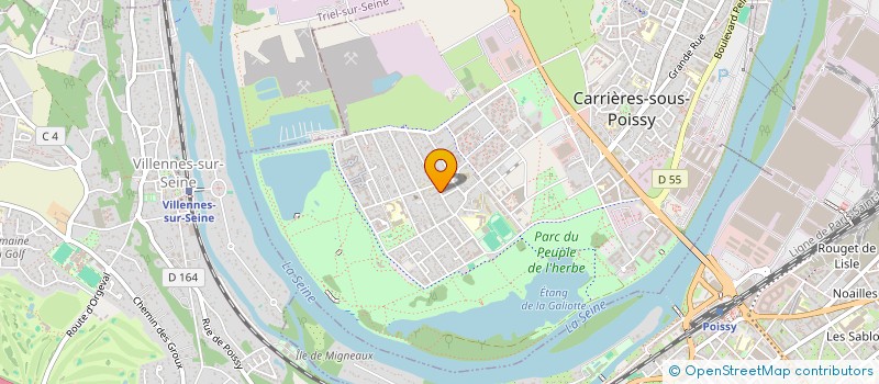 localisation de l'entreprise MONSIEUR RAILLEY GABON  CARRIERES-SOUS-POISSY