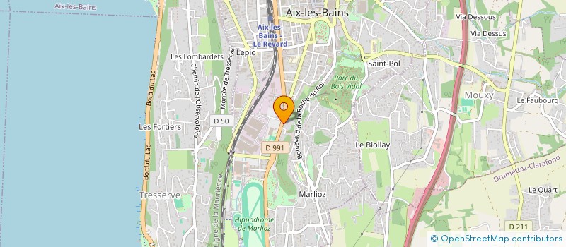 localisation de l'entreprise MONSIEUR RAIMON-SERGIU DRAGAN  AIX-LES-BAINS