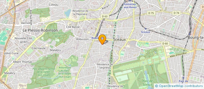 localisation de l'entreprise MONSIEUR RAIMUNDO ALVIZ  SCEAUX