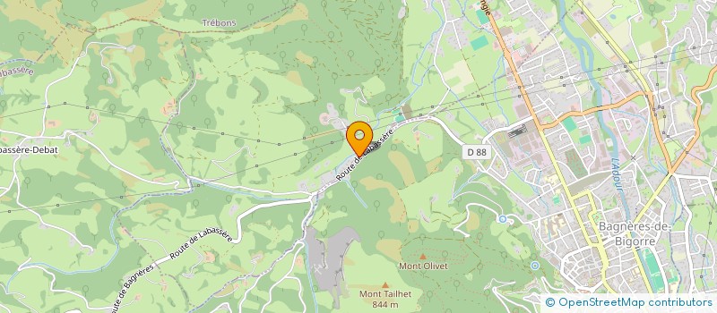 localisation de l'entreprise MONSIEUR RAINALD BARROY  LOURDES