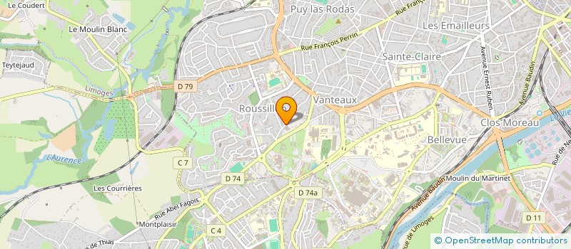 localisation de l'entreprise MONSIEUR RAINBOU MADI MARI à LIMOGES