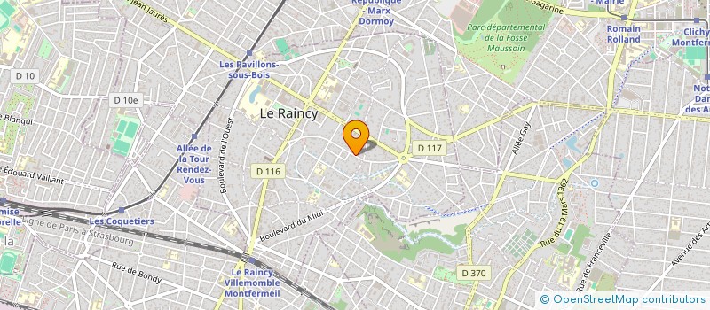 localisation de l'entreprise MONSIEUR RAINCY BLANC SERRURIER LE à LE RAINCY