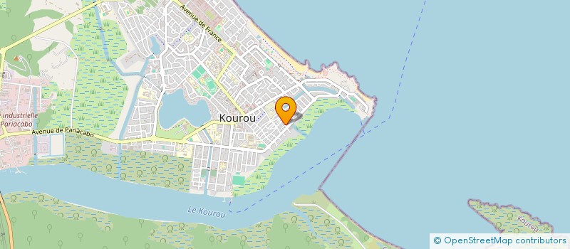 localisation de l'entreprise MONSIEUR RAINER BAPPA  KOUROU