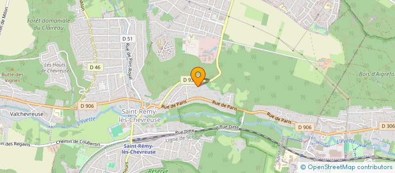 localisation de l'entreprise MONSIEUR RAINER KRAUS  SAINT-REMY-LES-CHEVREUSE