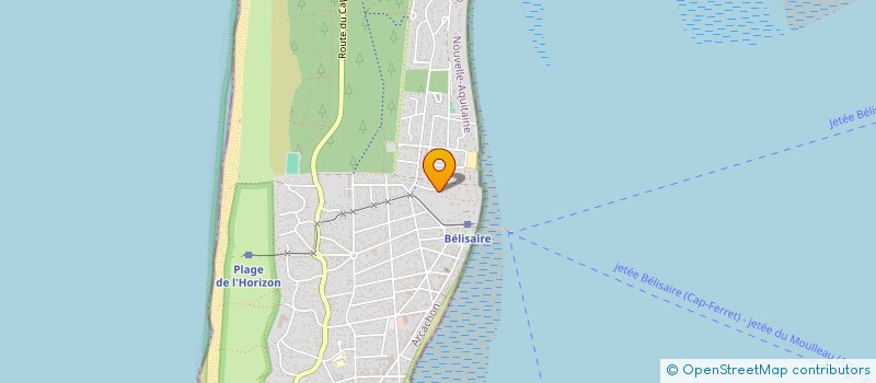 localisation de l'entreprise MONSIEUR RAINIER GANOVELLI  LEGE-CAP-FERRET