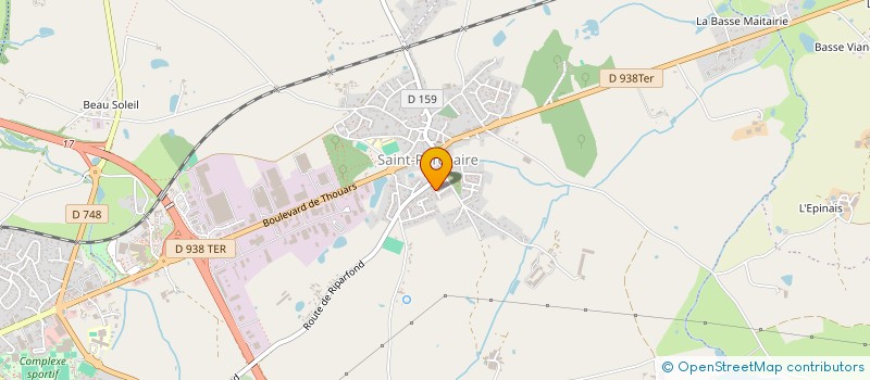 localisation de l'entreprise MONSIEUR RAIS JATRI AOMAR  BRESSUIRE