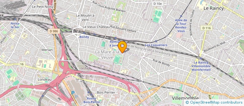 localisation de l'entreprise MONSIEUR RAIS M'ZAOUIYANI  BONDY