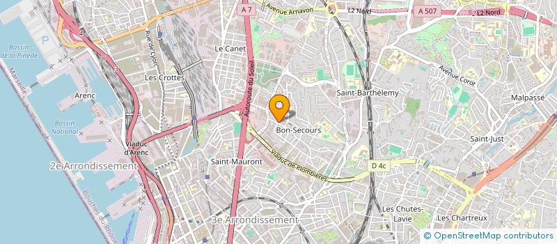localisation de l'entreprise MONSIEUR RAIS MERABET à MARSEILLE