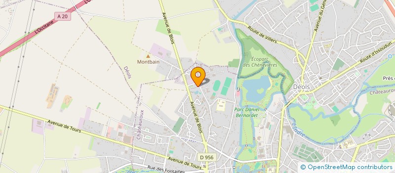 localisation de l'entreprise MONSIEUR RAISTA GUL MAROOFKHEL à CHATEAUROUX