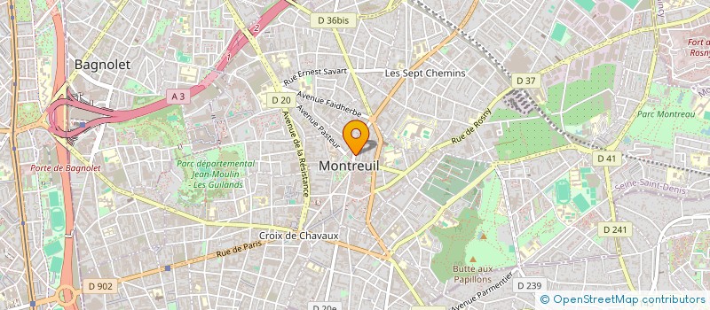 localisation de l'entreprise MONSIEUR RAIVIS DRAKA à MONTREUIL