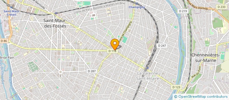 localisation de l'entreprise MONSIEUR RAJ NAGPAL à SAINT-MAUR-DES-FOSSES