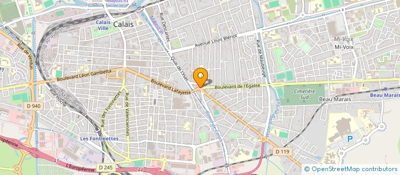 localisation de l'entreprise MONSIEUR RAJA ADIL  CALAIS