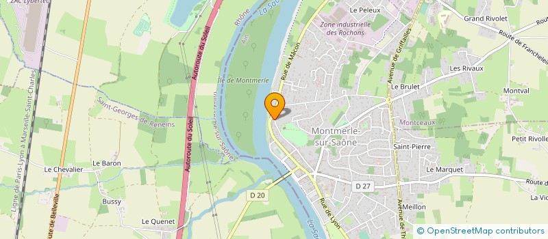 localisation de l'entreprise MONSIEUR RAJA GHOUMA à MONTMERLE-SUR-SAONE