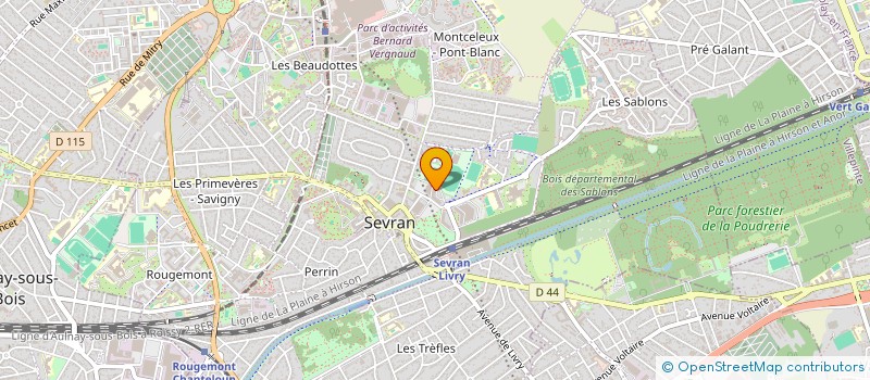 localisation de l'entreprise MONSIEUR RAJA MUHAMMAD RIZWAN  SEVRAN