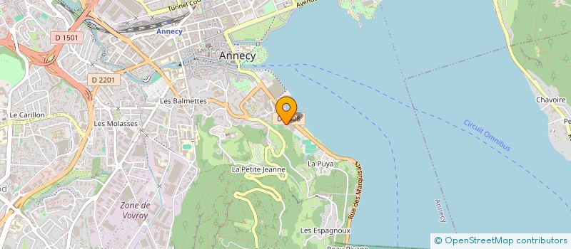 localisation de l'entreprise MONSIEUR RAJAB IBRAHIM RAJAB  ANNECY