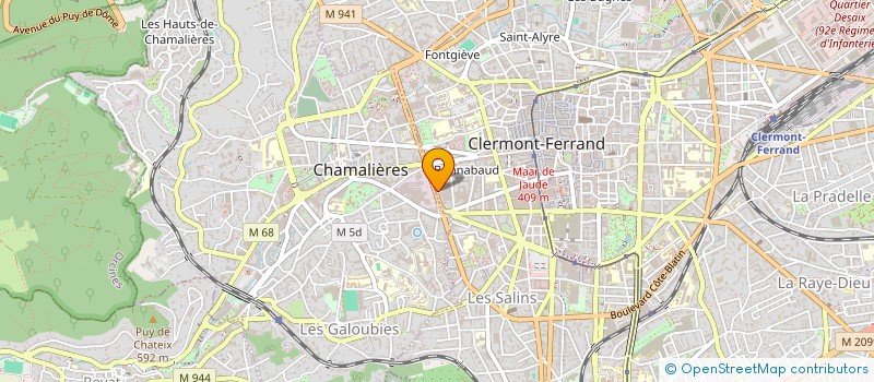 localisation de l'entreprise MONSIEUR RAJAE MKIRI KHACHOU  CLERMONT-FERRAND