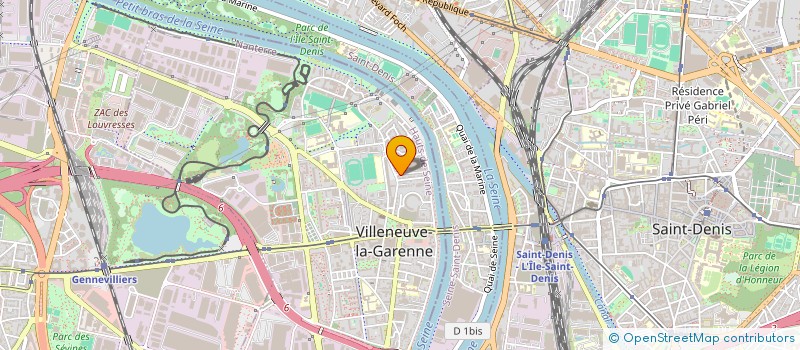 localisation de l'entreprise MONSIEUR RAJARATMAN RAMESH  VILLENEUVE-LA-GARENNE