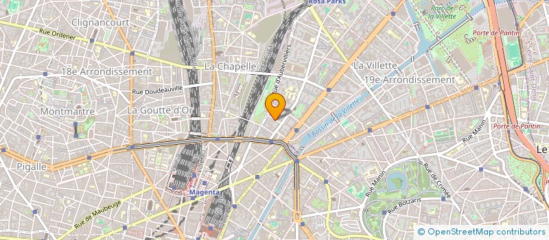 localisation de l'entreprise MONSIEUR RAJCOOMAR RAMDENEE  PARIS