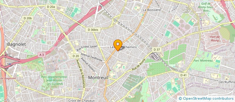 localisation de l'entreprise MONSIEUR RAJEEV PANT à MONTREUIL