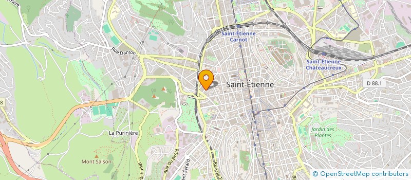 localisation de l'entreprise MONSIEUR RAJENDRA PRADHAN  SAINT-ETIENNE