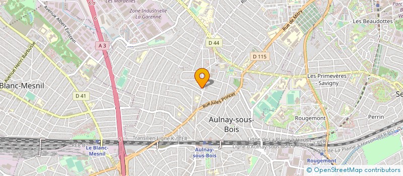localisation de l'entreprise MONSIEUR RAJENDRAM RAJAKULENDRAN à AULNAY-SOUS-BOIS