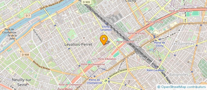 localisation de l'entreprise MONSIEUR RAJENDRAM RATHEESAN à LEVALLOIS-PERRET