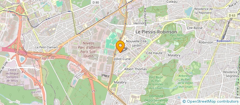 localisation de l'entreprise MONSIEUR RAJESH DABEE  LE PLESSIS-ROBINSON