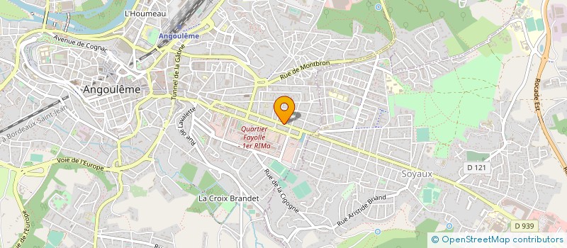 localisation de l'entreprise MONSIEUR RAJI KADDOURA à ANGOULEME