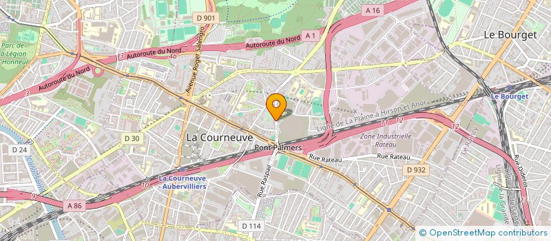 localisation de l'entreprise MONSIEUR RAJIB KUMAR NATH à LA COURNEUVE