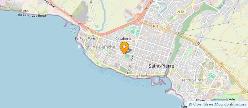 localisation de l'entreprise MONSIEUR RAJIV SOUTON  SAINT-PIERRE