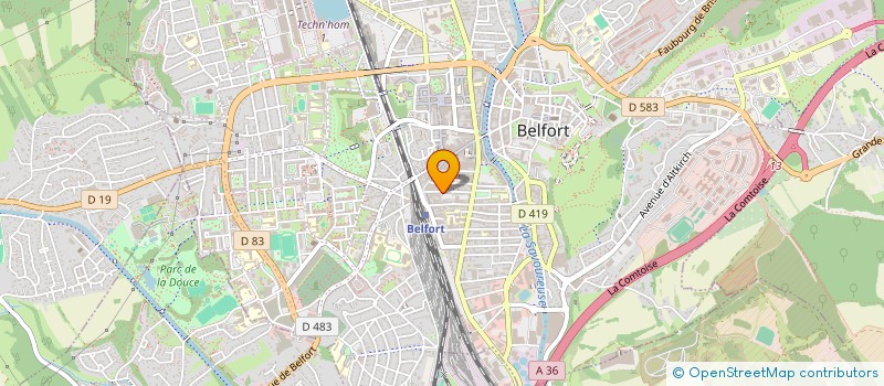 localisation de l'entreprise MONSIEUR RAJKO PRODANOVIC à BELFORT