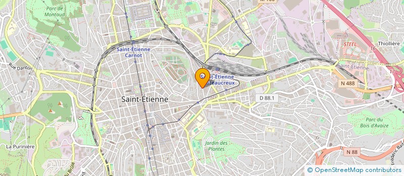 localisation de l'entreprise MONSIEUR RAJMAL SADAT  SAINT-ETIENNE