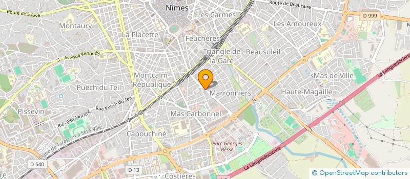 localisation de l'entreprise MONSIEUR RAJMUND KOVACS  NIMES