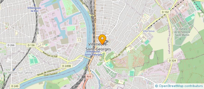 localisation de l'entreprise MONSIEUR RAJNISH-SINGH RAMKHLAWON  VILLENEUVE-SAINT-GEORGES