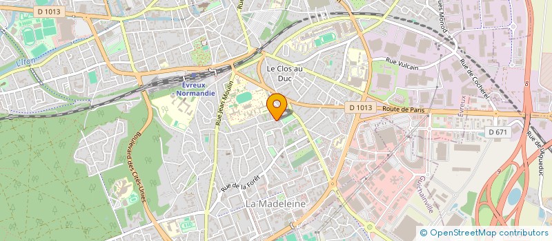 localisation de l'entreprise MONSIEUR RAJO MANJAKA  EVREUX