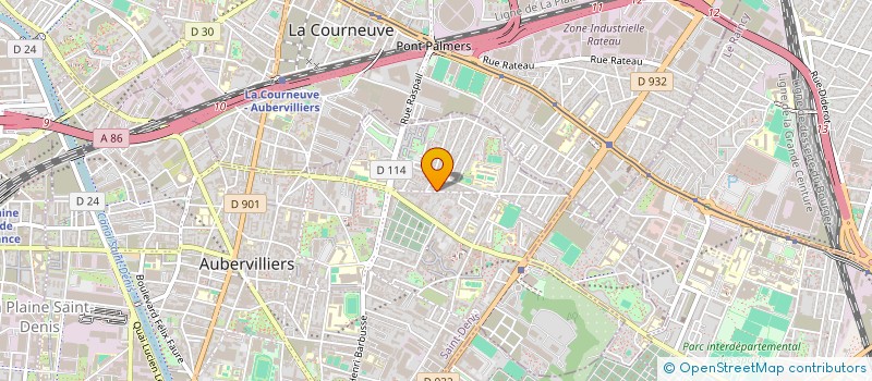 localisation de l'entreprise MONSIEUR RAJU MD  AUBERVILLIERS