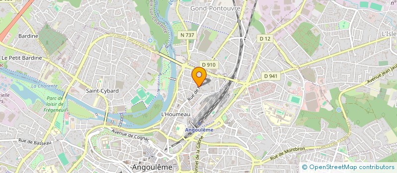 localisation de l'entreprise MONSIEUR RAJU SHAHAJAN HUSSEIN à ANGOULEME